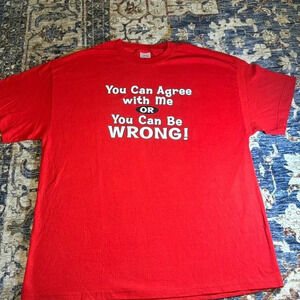 VTG Tennessee River T-Shirt Round Neck Short Sleeve Graphic XL Adult Cotton/Red